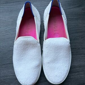 Rothy’s Slip On Sneaker White Terry Cloth
